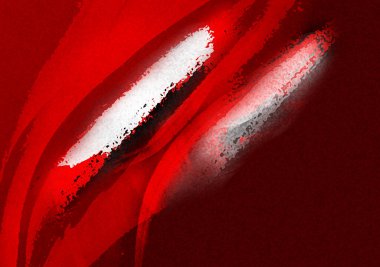 Pürüzsüz renk dalgalı şekilli soyut kırmızı arkaplan. 3d sanat tasarımı, tebrik kartı arkaplanı şekillendirir