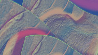 Renkli desenler soyut arka plan modern ve minimalist bir görünüm ile pürüzsüz dalgalı şekiller oluşturuyor. Pankart, kapak sayfası, web sayfası, sunumlar ve daha fazlası için mükemmel