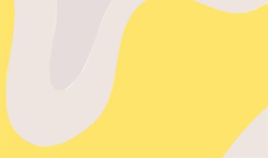 Dinamik şekilli soyut sarı ve beyaz arkaplan