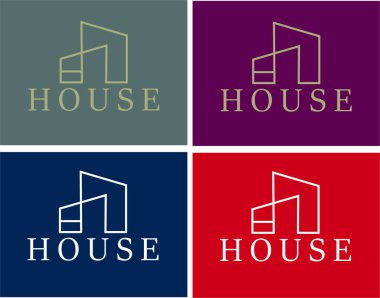 Modern emlak emlak logosu