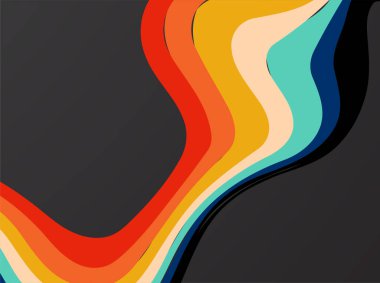 Çapraz çizgiler ve şekillerle soyut geometrik arka plan. Vektör illüstrasyonu