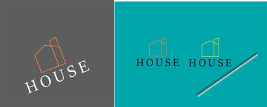 Modern emlak emlak logosu