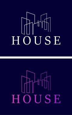 Modern emlak emlak logosu