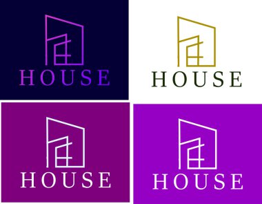 Modern emlak emlak logosu