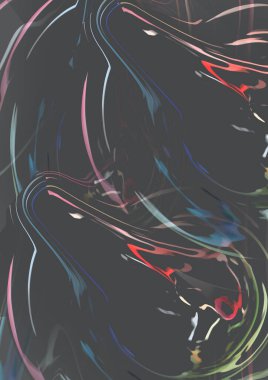 Soyut model arkaplanı. Renkli, pürüzsüz bir desen. Klasik stil