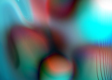 Parlak efektli soyut arkaplan, hareket desenli mavi renk, bulanık desen