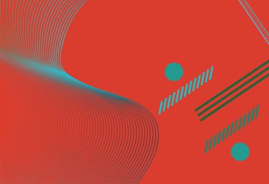 Kırmızı arka planda kırmızı ve siyah oklar. Kusursuz desen.