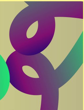 Dinamik şekilli soyut Renkler Arkaplanı Gradyan Çizgileri. Vektör 3 Boyutlu Dalgalı Gökkuşağı Grafik Tasarımı