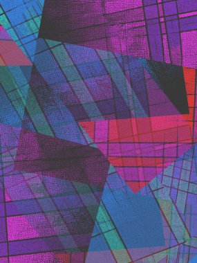 Üçgen katmanlı desenli renkli soyut arkaplan, soyut geometrik desen tasarımı, desenli arkaplan