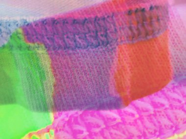 Doku. Desenli arka plan. Kartpostal