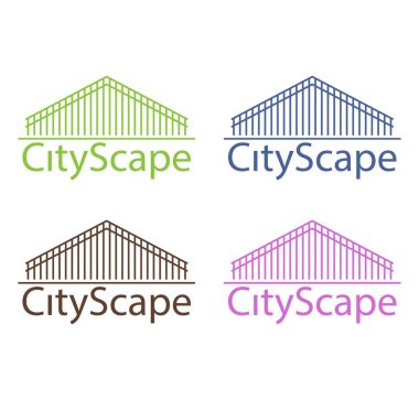 Emlak ve ev binaları logo simgeleri tasarım, emlak ve ev binaları logo simgeleri şablonu