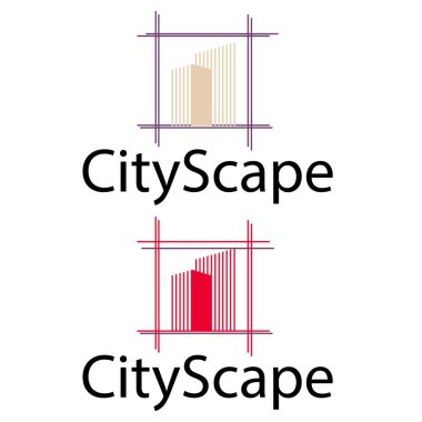 Emlak ve ev binaları logo simgeleri tasarım, emlak ve ev binaları logo simgeleri şablonu