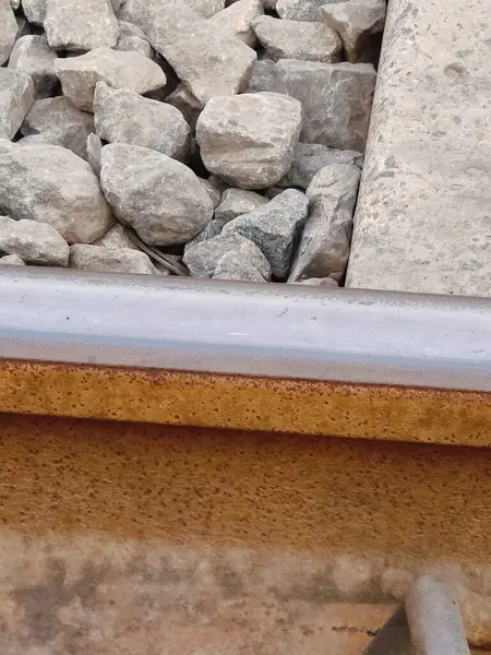 Bir demiryolu hattının yakınında.