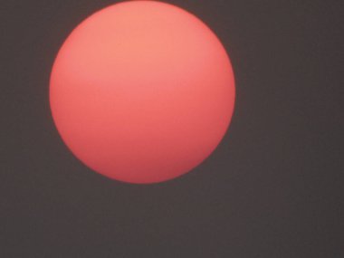 Dağlarda güzel bir gün batımı