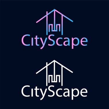 Emlak ve ev binaları logo simgeleri tasarım, emlak ve ev binaları logo simgeleri şablonu