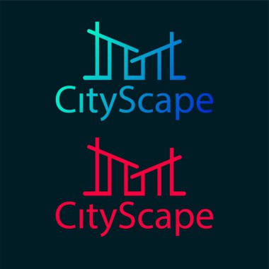 Emlak ve ev binaları logo simgeleri tasarım, emlak ve ev binaları logo simgeleri şablonu