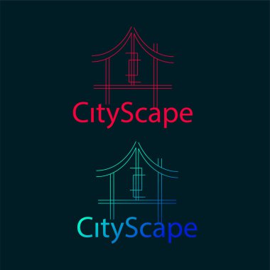 Emlak ve ev binaları logo simgeleri tasarım, emlak ve ev binaları logo simgeleri şablonu