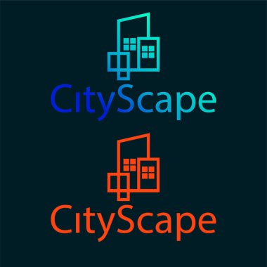 Emlak ve ev binaları logo simgeleri tasarım, emlak ve ev binaları logo simgeleri şablonu