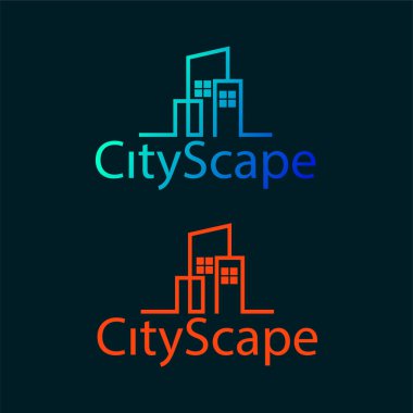 Emlak ve ev binaları logo simgeleri tasarım, emlak ve ev binaları logo simgeleri şablonu