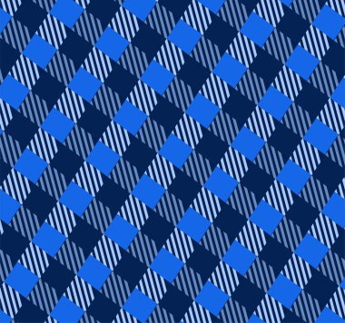 Klasik bir kareli dizayn içeren geleneksel İskoç tartan deseninin vektör çizimi. Bu pürüzsüz kumaş dokusu tekstil tasarımı, arka planlar, moda baskıları ve İskoç temalı projeler için idealdir.