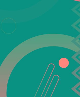 Modern tasarım elementleri Soyut poster. Geometrik yerleşim arkaplanı