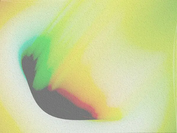 Pürüzsüz şekilleri ve yumuşak sanatsal dokusu olan renkli sıvı fantezi tasarımı.