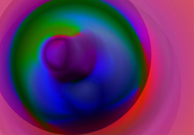 Değişken renkleri gösteren canlı soyut bileşim dairesel desenler ve merkezi sıcak bir odak noktası oluşturuyor. Enerjiyi, yaratıcılığı ve ilhamı canlı renklerle ve yumuşak geçişlerle karıştırmak..