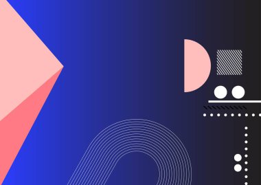 Modern renkli soyut kapaklar. Minimum kapak tasarımı. Geometrik arkaplan. Vektör çizimi. Vektör İllüstrasyonu