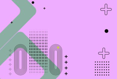 Modern renkli soyut kapaklar. Minimum kapak tasarımı. Geometrik arkaplan. Vektör çizimi. Vektör İllüstrasyonu