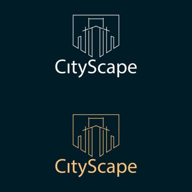 Emlak ve ev binaları logo simgeleri tasarım, emlak ve ev binaları logo simgeleri şablonu