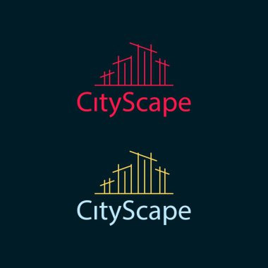 Emlak ve ev binaları logo simgeleri tasarım, emlak ve ev binaları logo simgeleri şablonu