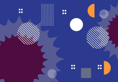 Geometrik şekiller vektör arkaplanı 