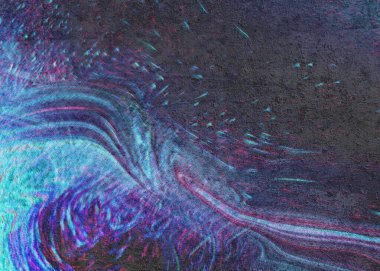 Soyut mavi renkler dalgalı yumuşak doku arkaplanı, modern tarz mavi desenli zarif eğriler, pürüzsüz şekiller, kopyalama alanı olan soyut sanat