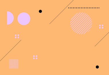 Geometrik şekiller vektör arkaplanı 