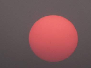 Dağlarda güzel bir gün batımı