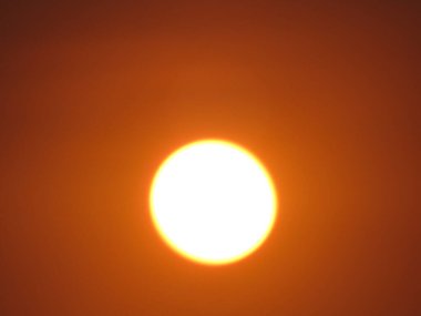 günbatımı gökyüzü güneş ile