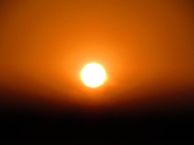 Akşamları güzel gün batımı