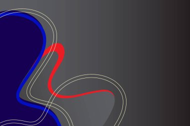 Siyah arkaplanda soyut geometrik şekiller. Kitap sayfası, resim, baskı, mobil arka plan, kitap, kapak, ekran koruyucuları için desenli modern tasarım kullanımına sahip zarif koyu gri renk