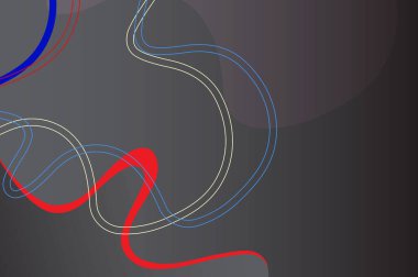 Siyah arkaplanda soyut geometrik şekiller. Kitap sayfası, resim, baskı, mobil arka plan, kitap, kapak, ekran koruyucuları için desenli modern tasarım kullanımına sahip zarif koyu gri renk