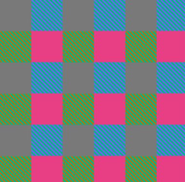 Renksiz ekose desenli temiz, tek renkli bir şekil, modern tekstil tasarımları, arka planlar veya grafik elementleri için ideal.