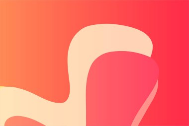 Reklam, baskı, kitap kapakları, mobil duvar kağıtları ve web için geometrik şekilli kırmızı soyut arkaplan tasarımı