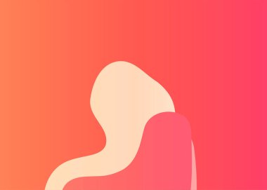 Reklam, baskı, kitap kapakları, mobil duvar kağıtları ve web için geometrik şekilli kırmızı soyut arkaplan tasarımı