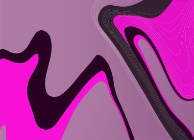 Modern temalar için üst üste binen dinamik şekiller, gradyanlar ve renkler içeren soyut illüstrasyon.