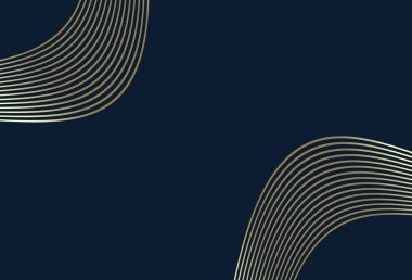 Karanlık bir yüzeyde altın çizgiler içeren güzel soyut bir arkaplan. Çeşitli yaratıcı alanlarda zarif tasarım projeleri, premium markalaşma ve modern görsel sunumlar için uygundur..