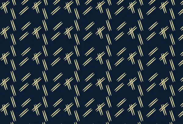 Detaylı ve karmaşık bir tasarım. Koyu mavi desenli arka plana karşı zarif altın çizgileri olan altıgen bir desen sergiliyor.