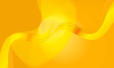 Dalga elementi ile soyut sarı arkaplan