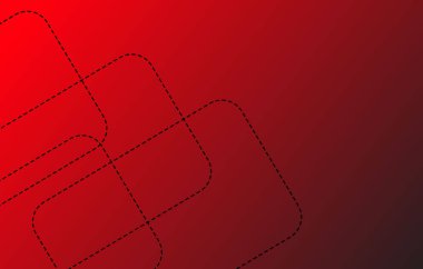 Kırmızı gradyan minimal çizgiler tasarımı kapsar. Geometrik arkaplan. Vektör çizimi. Vektör İllüstrasyonu