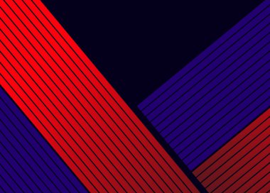 Renkli minimal çizgiler tasarımı kapsıyor. Geometrik arkaplan. Vektör çizimi. Vektör İllüstrasyonu