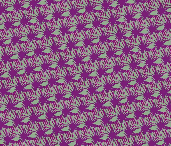 Soyut yapraklarla kusursuz desen