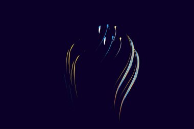 Geometrik şekilli soyut arkaplan düz biçimdeki mavi Vektör illüstrasyonuName.